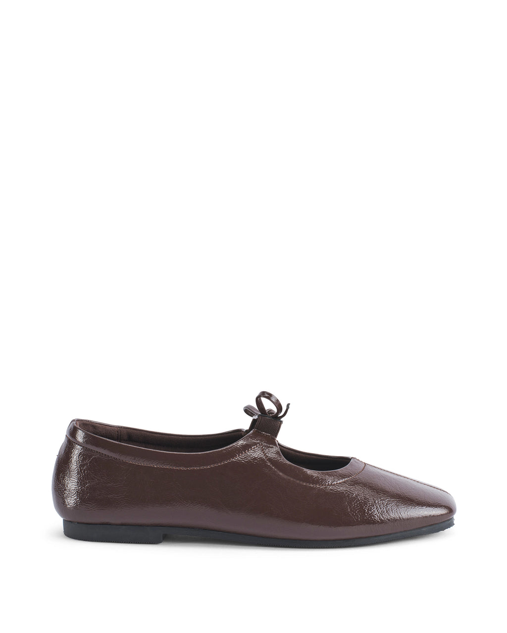 Gabbana  Bow Coffee Ballerinas