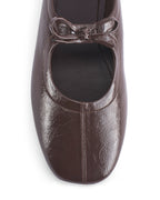 Gabbana  Bow Coffee Ballerinas