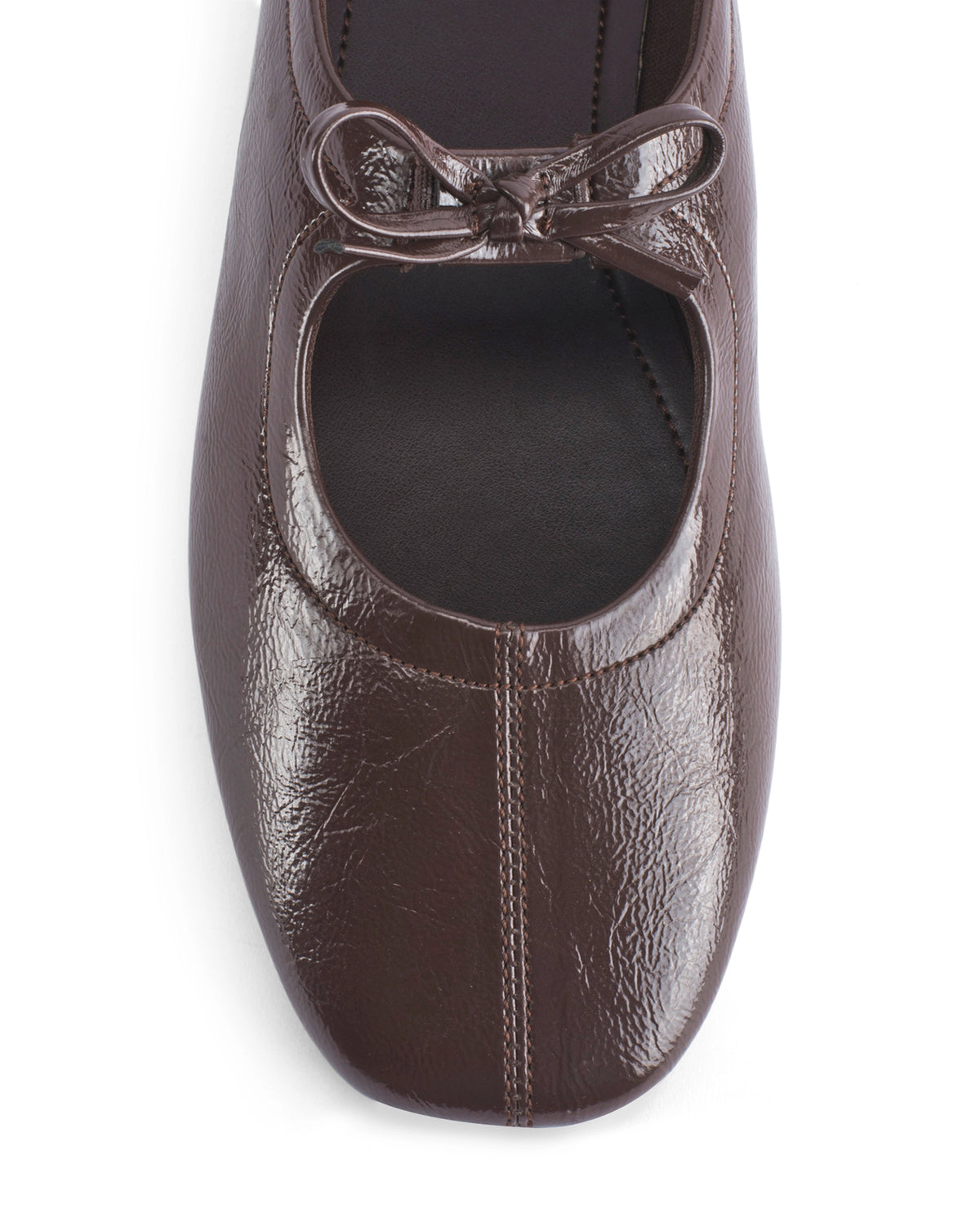 Gabbana  Bow Coffee Ballerinas