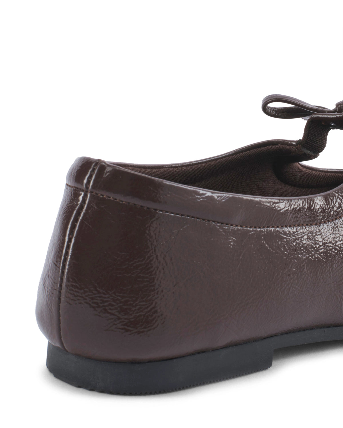 Gabbana  Bow Coffee Ballerinas