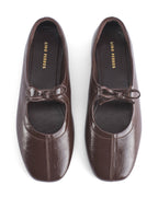 Gabbana  Bow Coffee Ballerinas