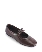 Gabbana  Bow Coffee Ballerinas