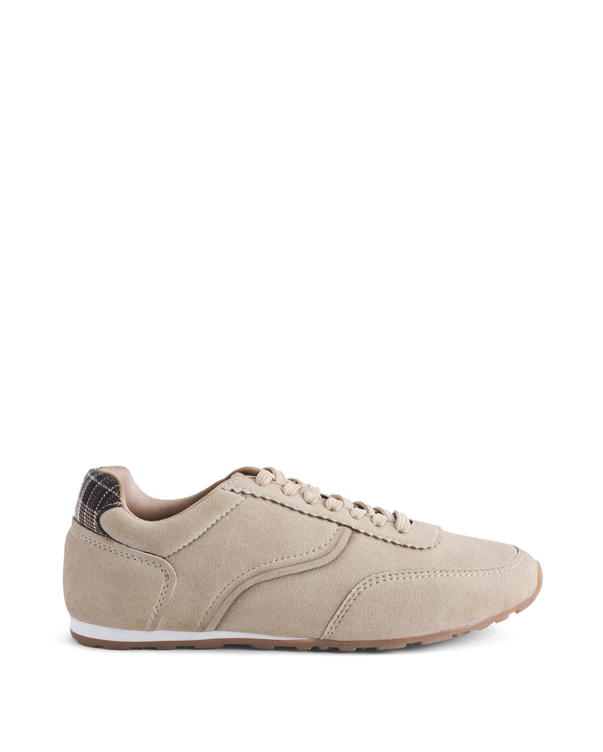 Stellar Check Icon Beige Sneakers