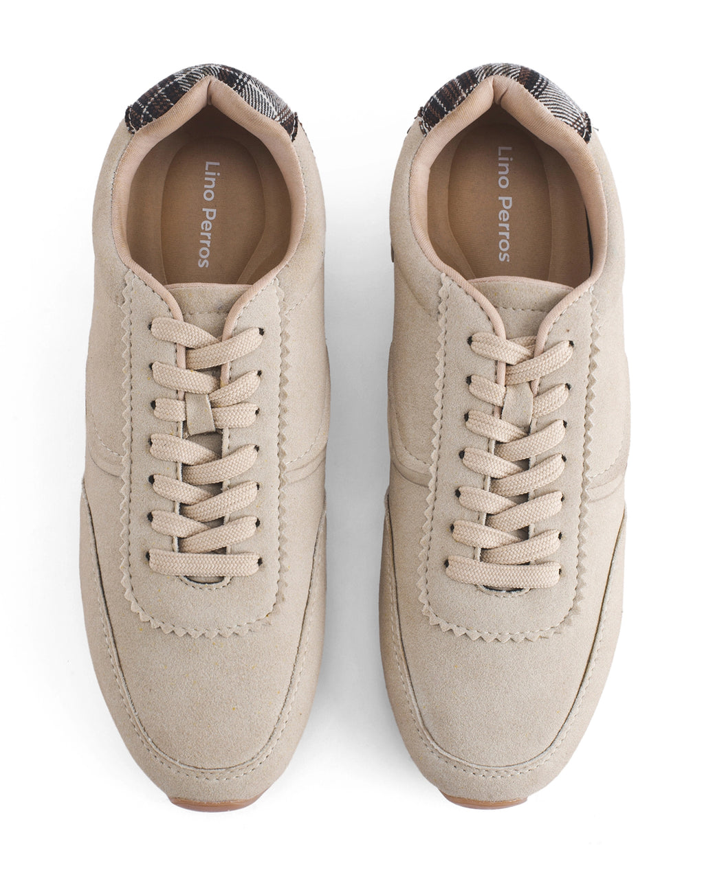 Stellar Check Icon Beige Sneakers