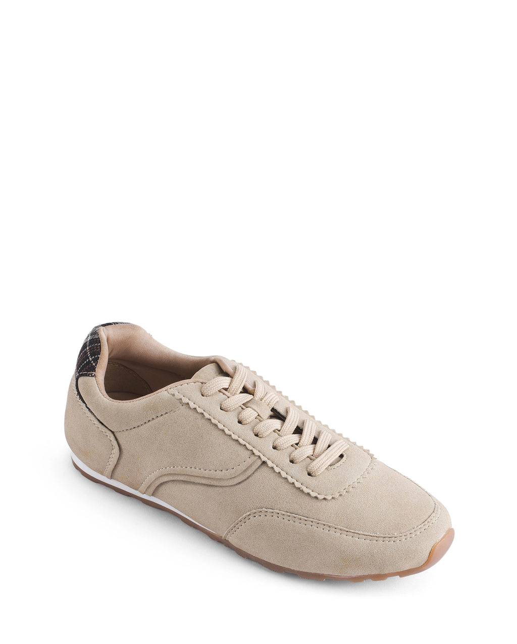 Stellar Check Icon Beige Sneakers