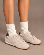 Stellar Check Icon Beige Sneakers