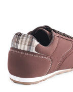 Stellar Check Icon Brown Sneakers