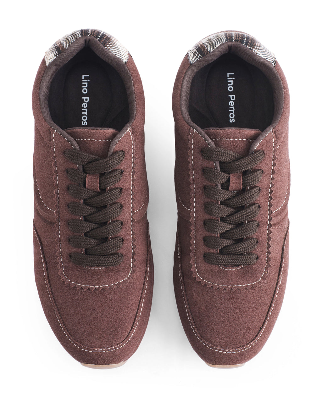 Stellar Check Icon Brown Sneakers