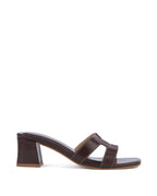 Gabbana Alessia Coffee Block Heels
