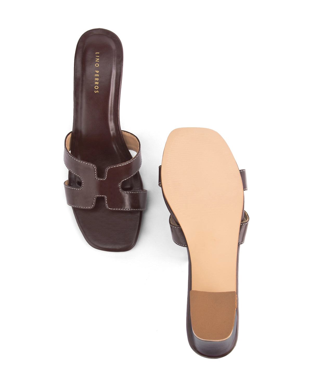 Gabbana Alessia Coffee Block Heels