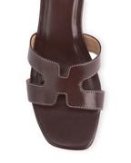 Gabbana Alessia Coffee Block Heels