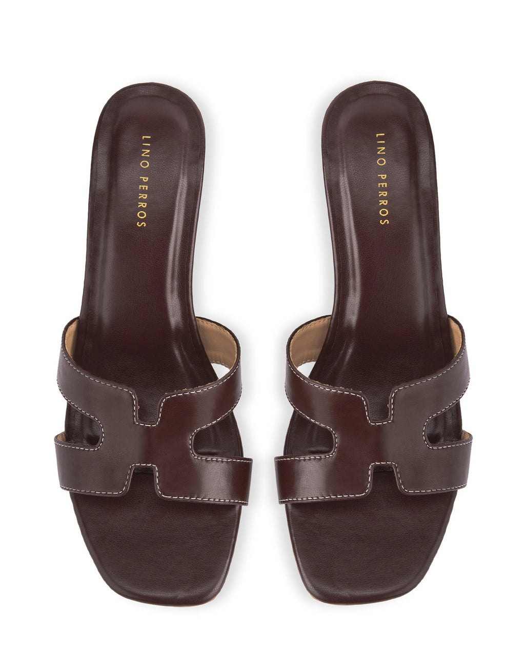 Gabbana Alessia Coffee Block Heels