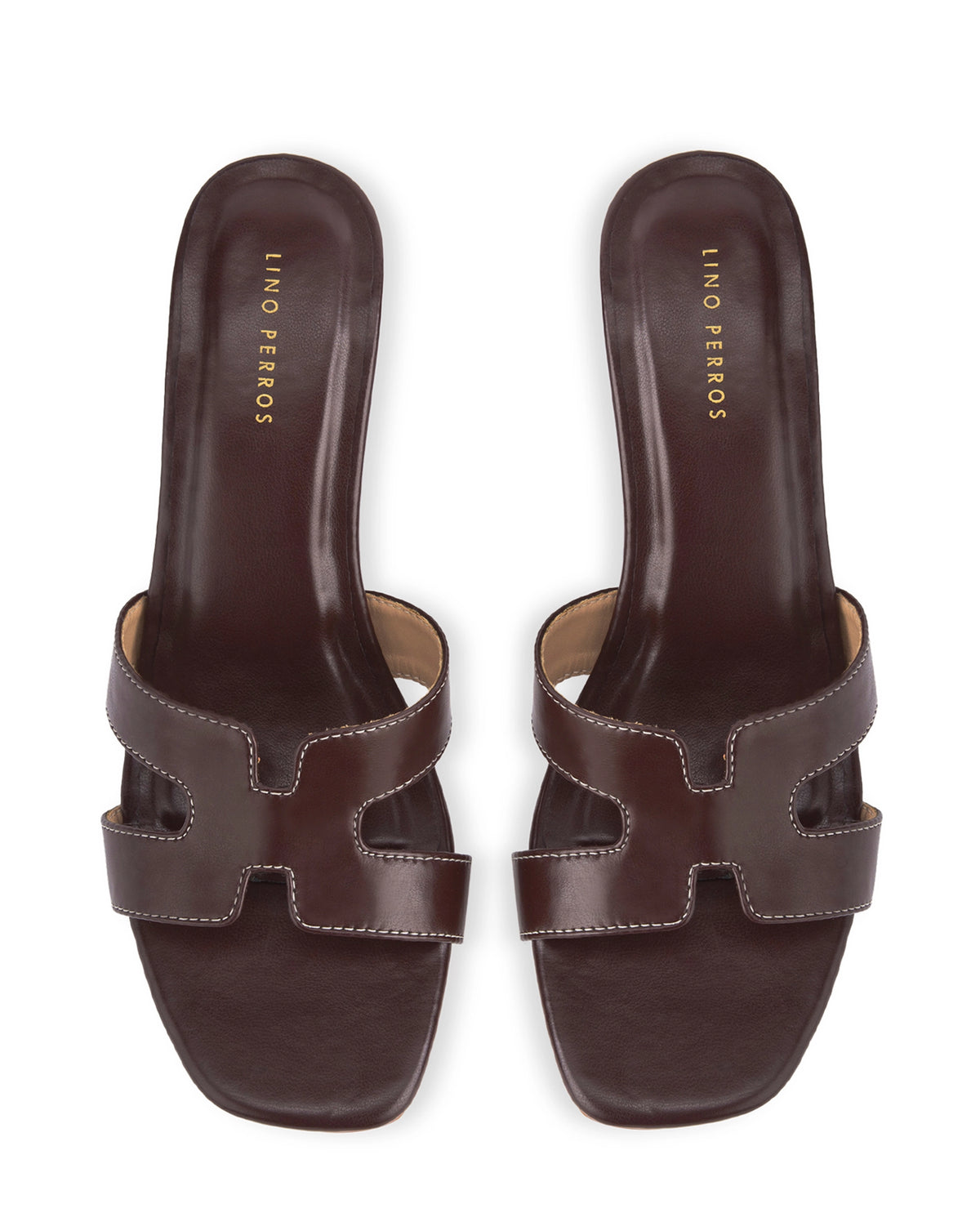 Gabbana Alessia Coffee Block Heels