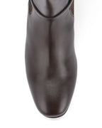 Ava Belted Charm Coffee Ankle Boots