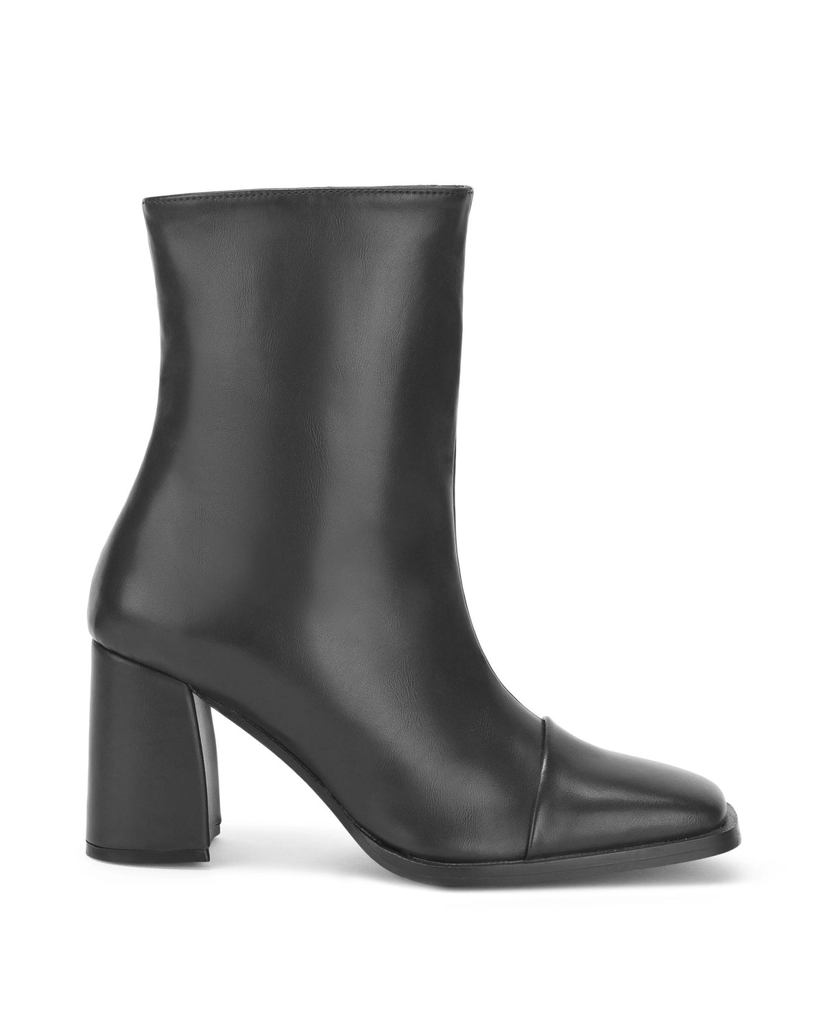 Ava Verona Black Ankle Boots