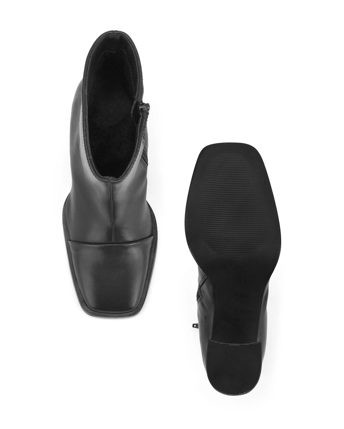 Ava Verona Black Ankle Boots