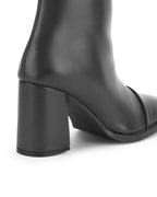 Ava Verona Black Ankle Boots