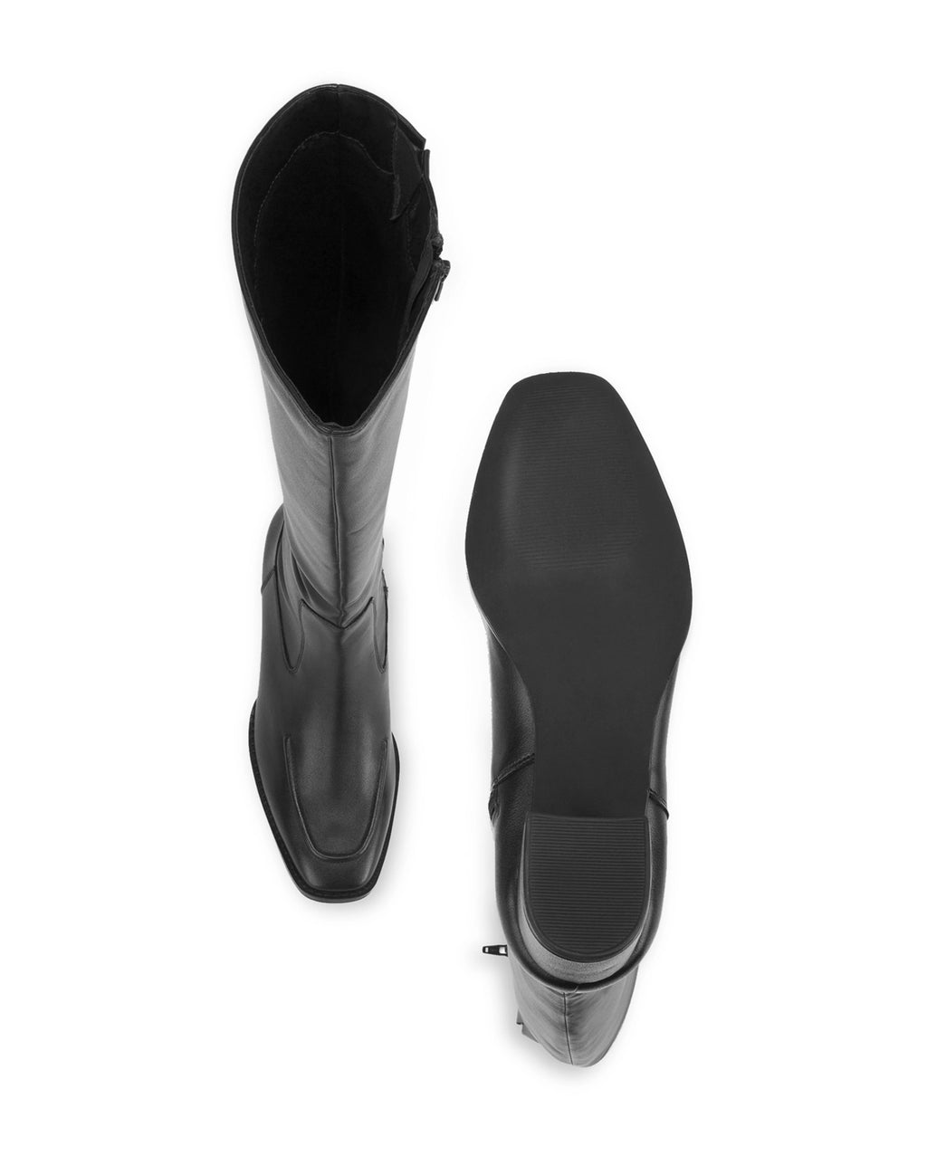 Ava Valencia Black Long Boots