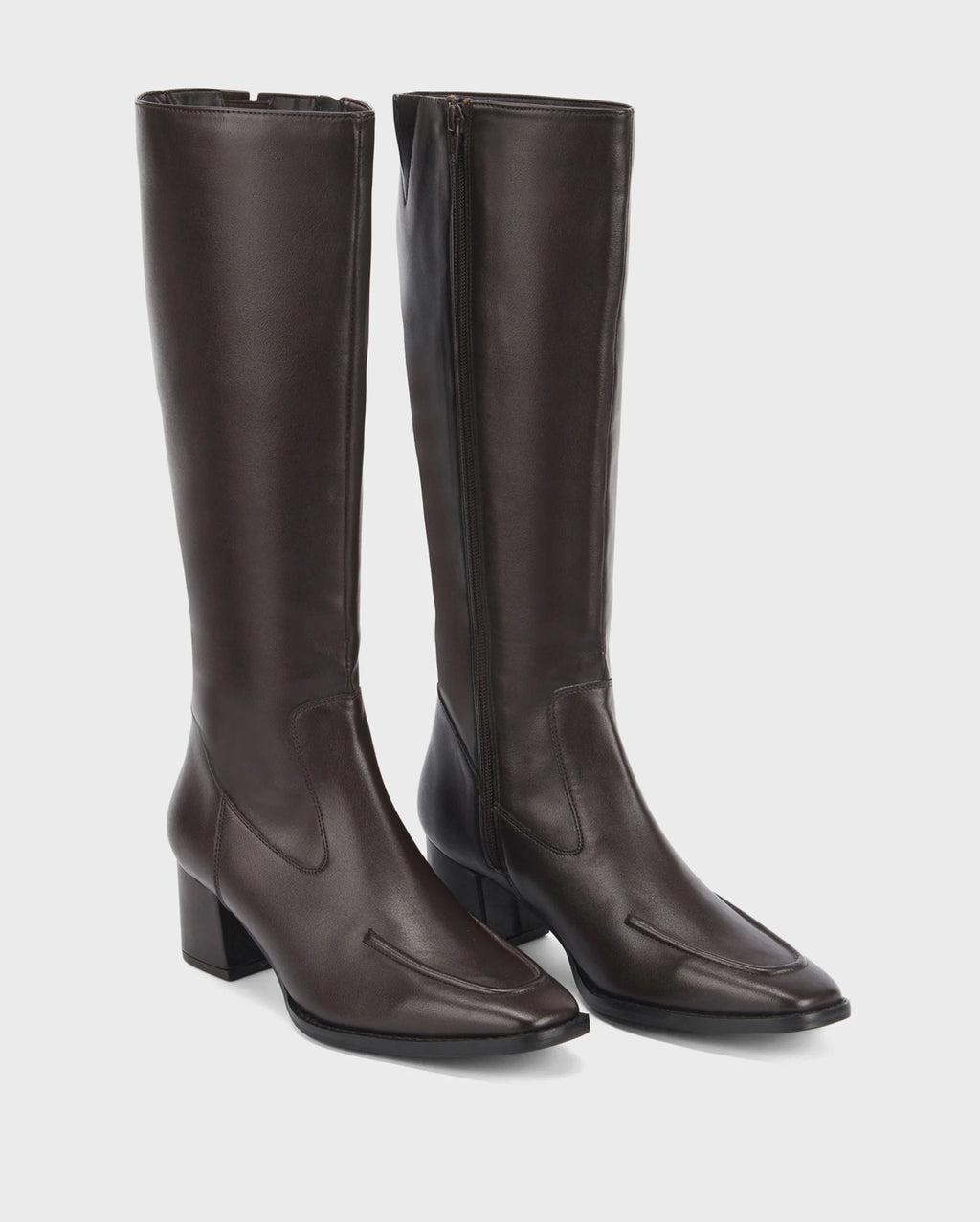 Ava Valencia Coffee Long Boots
