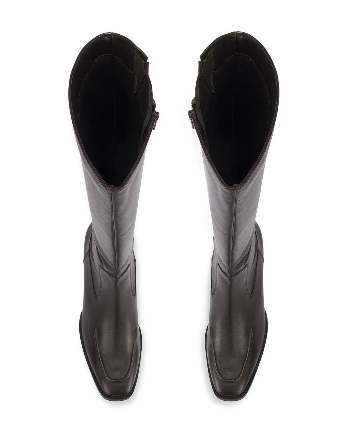 Ava Valencia Coffee Long Boots
