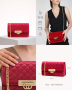 Texas Soft Touch Red Shoulder Bag - Lino Perros