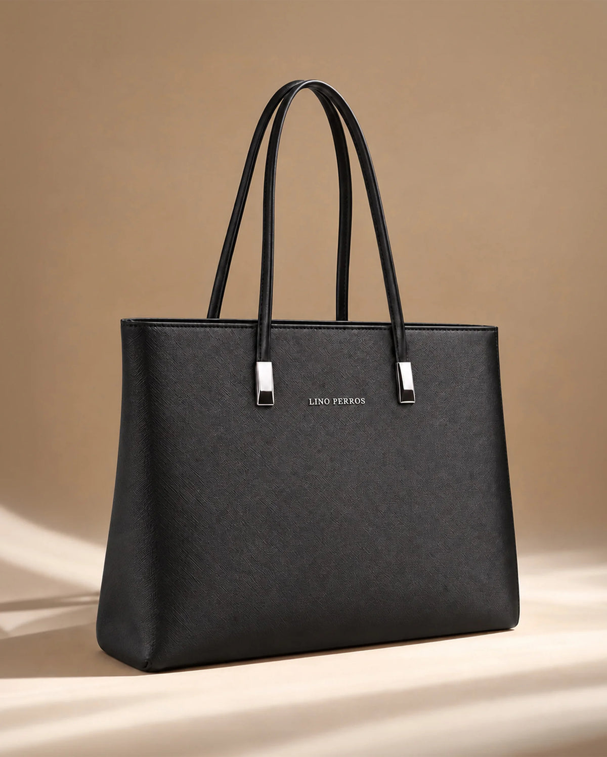 Avril Minimalist Black Tote Bag - Lino Perros