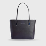 Avril Minimalist Brown Tote Bag