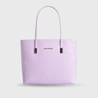 Avril Minimalist Floral Lavender Tote Bag - Lino Perros