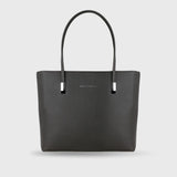 Avril Minimalist Grey Tote Bag