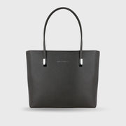 Avril Minimalist Grey Tote Bag