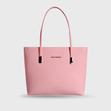 Avril Minimalist Light Pink Tote Bag