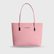 Avril Minimalist Light Pink Tote Bag