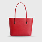 Avril Minimalist Red Tote Bag