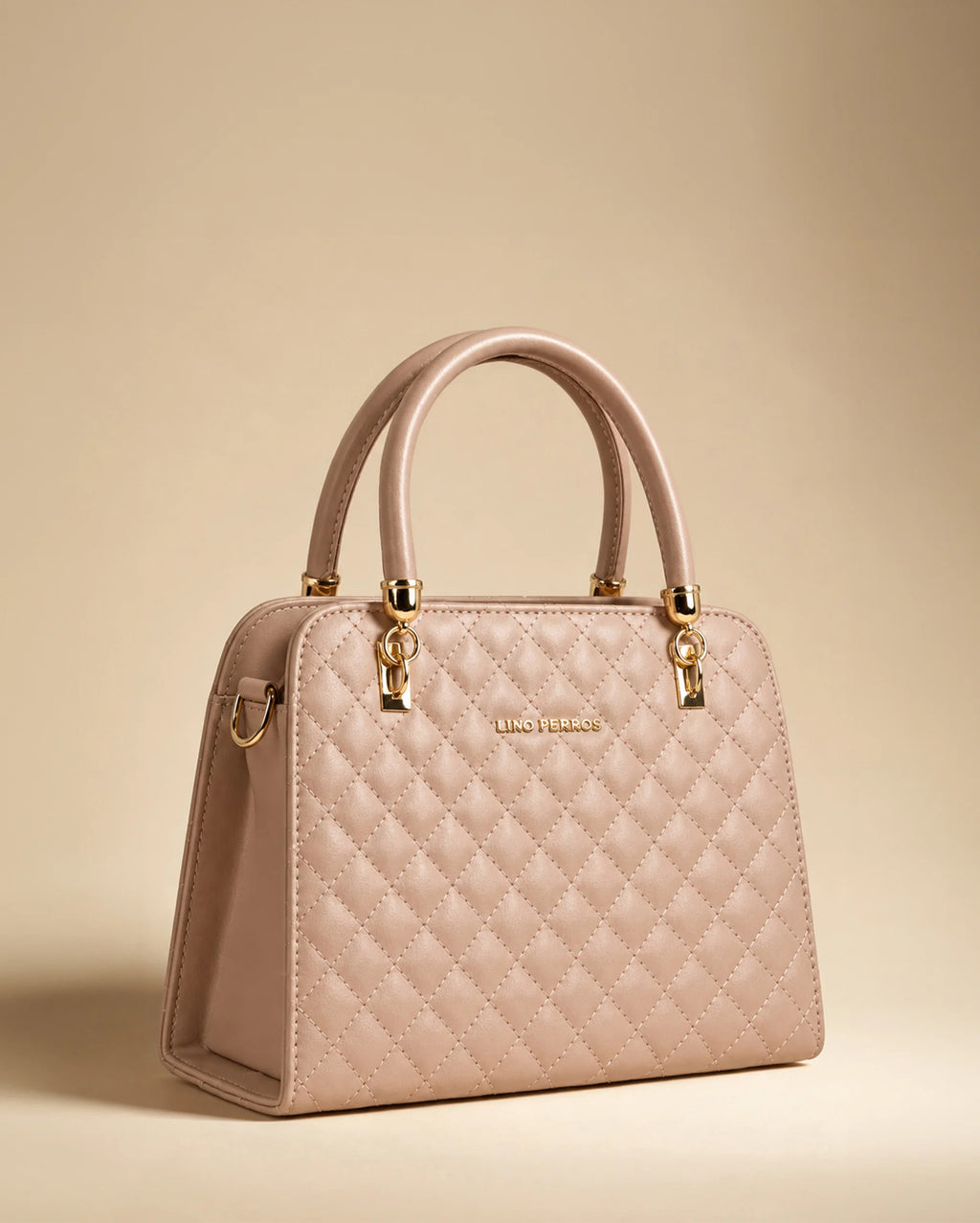 Avril Madame Beige Satchel Bag - Lino Perros