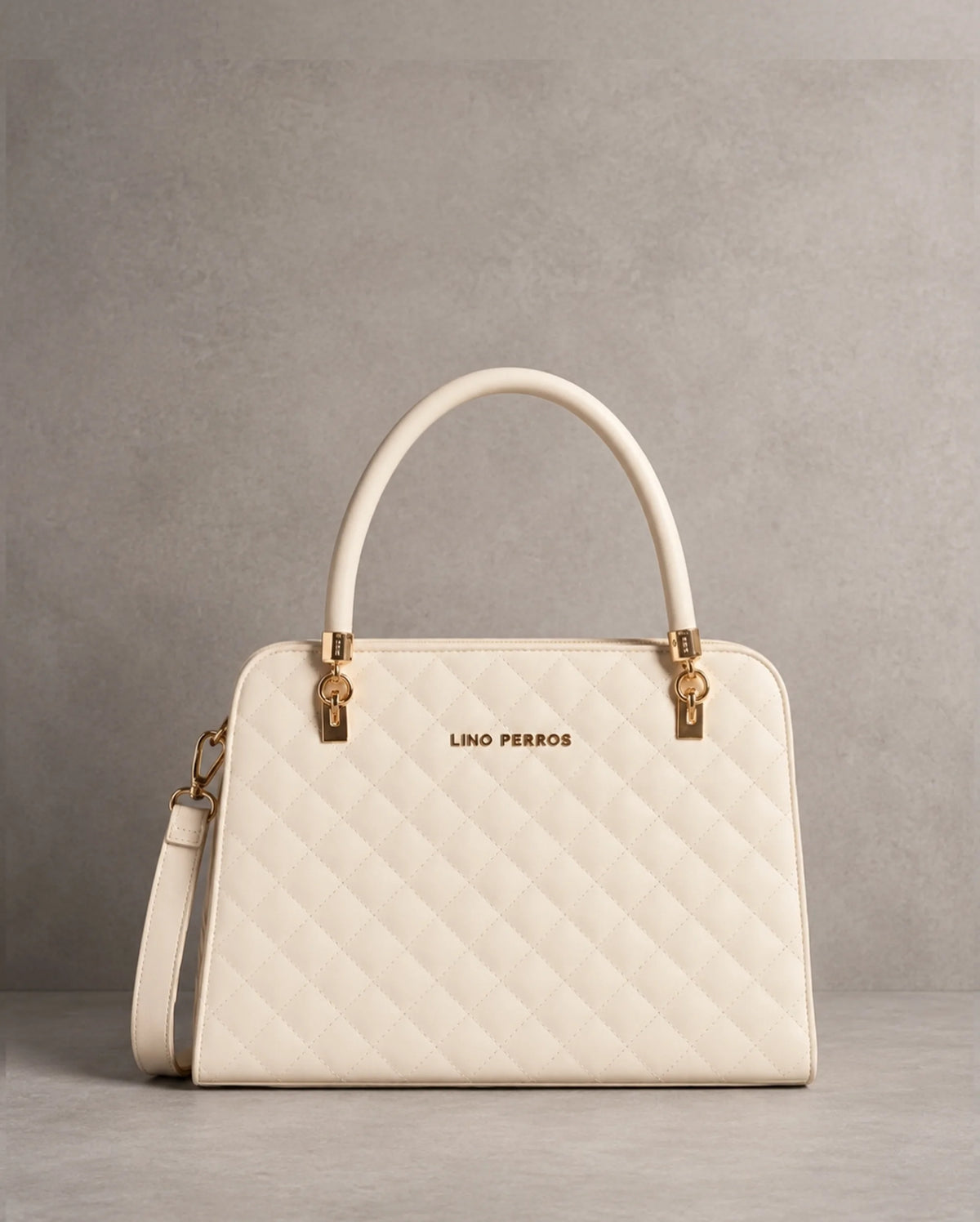 Avril Madame White Satchel Bag - Lino Perros