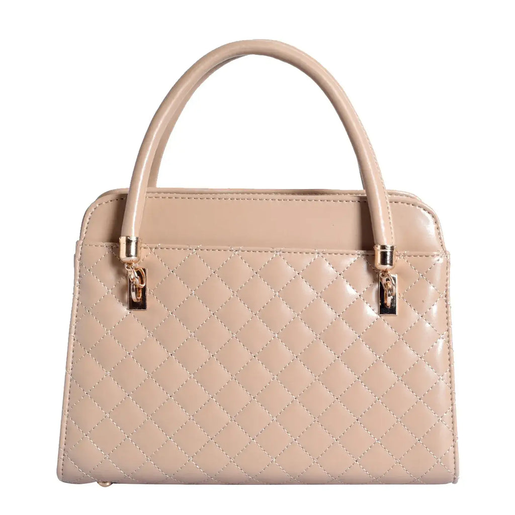 Avril Elle Beige Satchel Bag - Lino Perros
