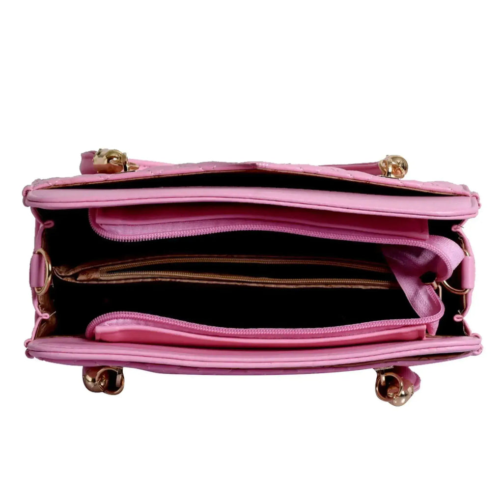Avril Elle Pink Satchel Bag - Lino Perros