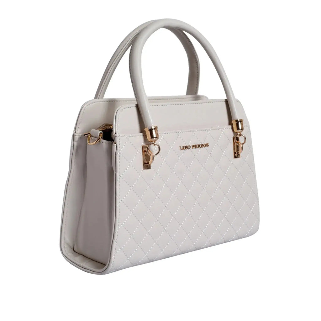 Avril Elle White Satchel Bag - Lino Perros