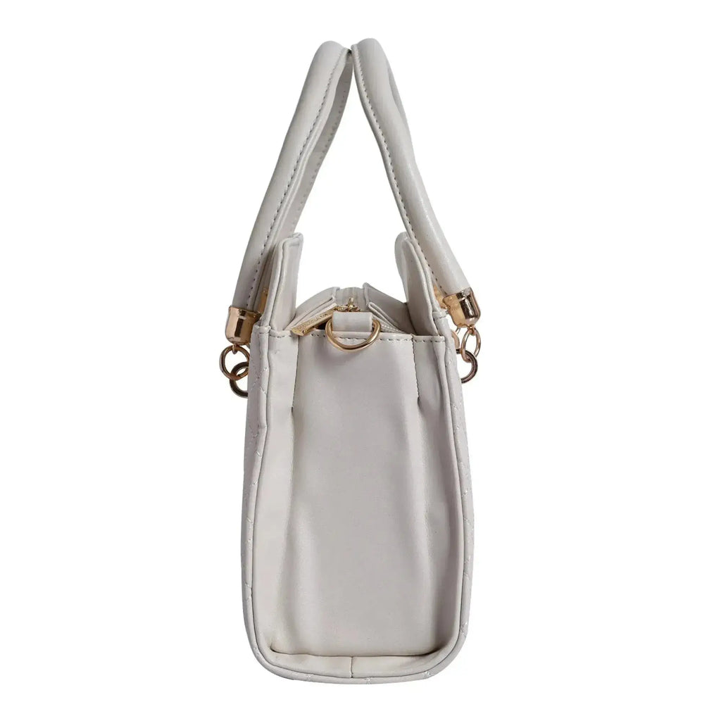 Avril Elle White Satchel Bag - Lino Perros