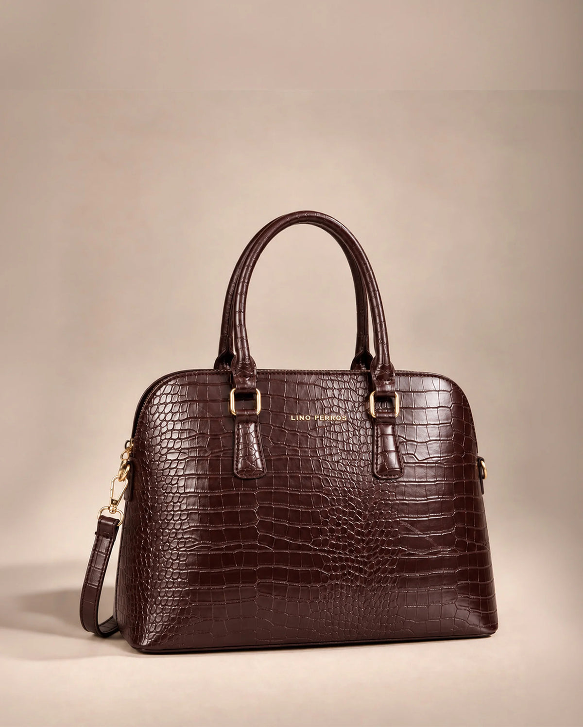 Voyage Confidence Brown Satchel Bag - Lino Perros