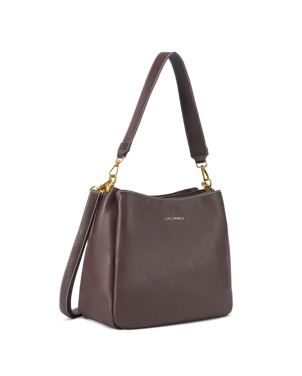 Voyage Simple Coffee Hobo Bag -Lino Perros