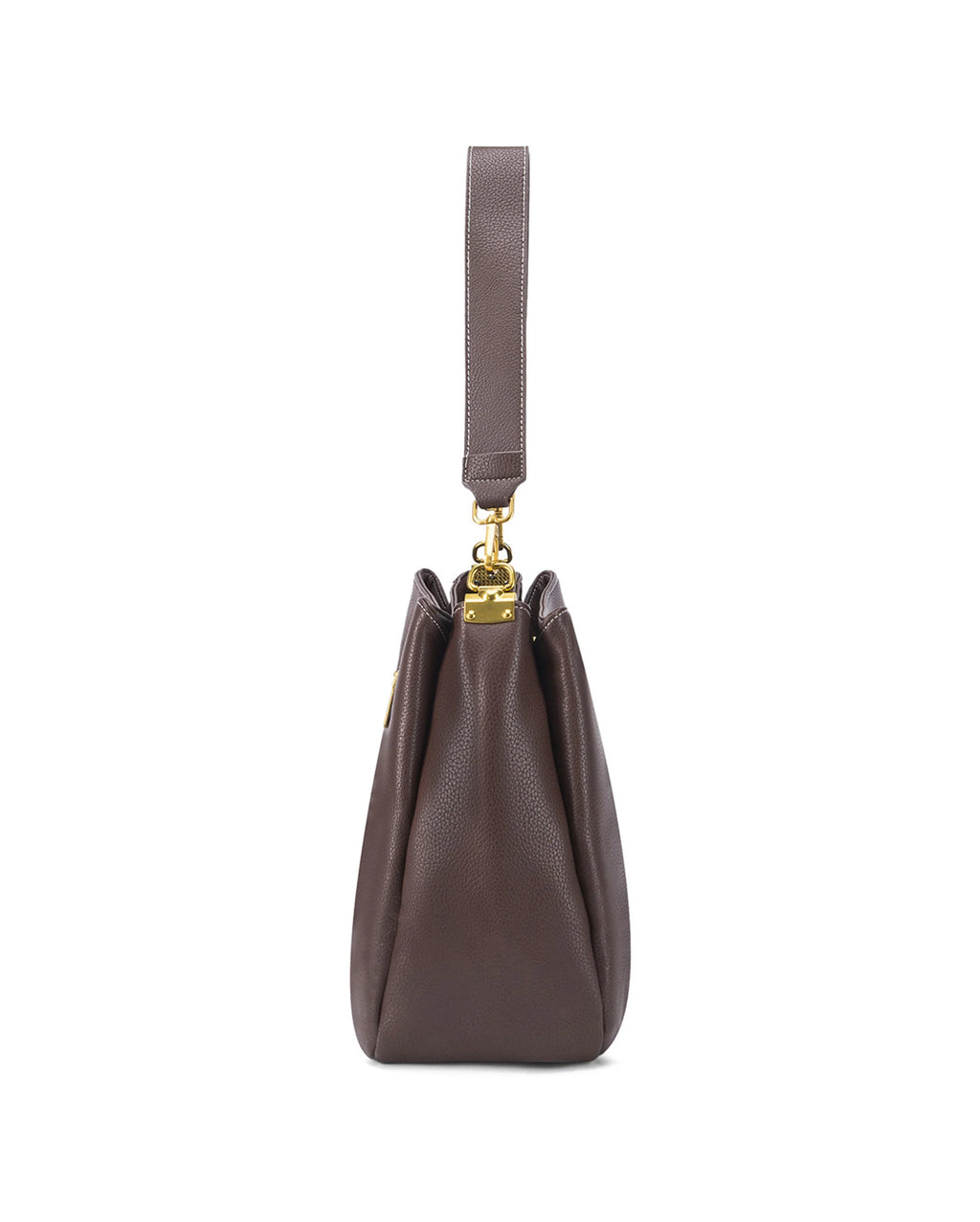 Voyage Simple Coffee Hobo Bag -Lino Perros