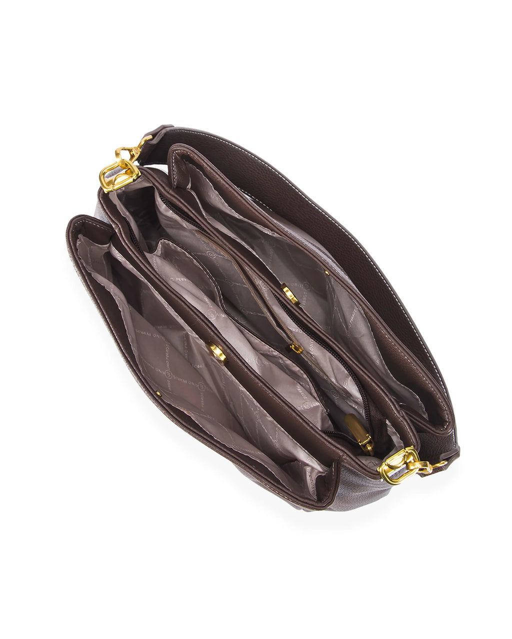 Voyage Simple Coffee Hobo Bag -Lino Perros