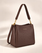 Voyage Simple Coffee Hobo Bag -Lino Perros