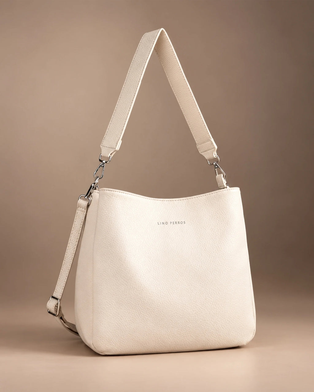 Voyage Simple Off White Hobo Bag - Lino Perros