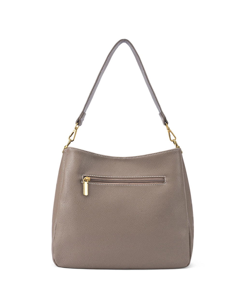 Voyage Simple Taupe Hobo Bag - Lino Perros