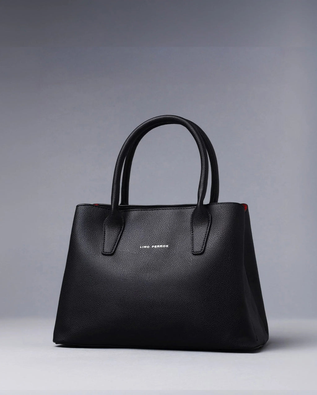 Avril Fine Black Satchel Bag - Lino Perros