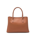 Avril Fine Tan Satchel Bag - Lino Perros