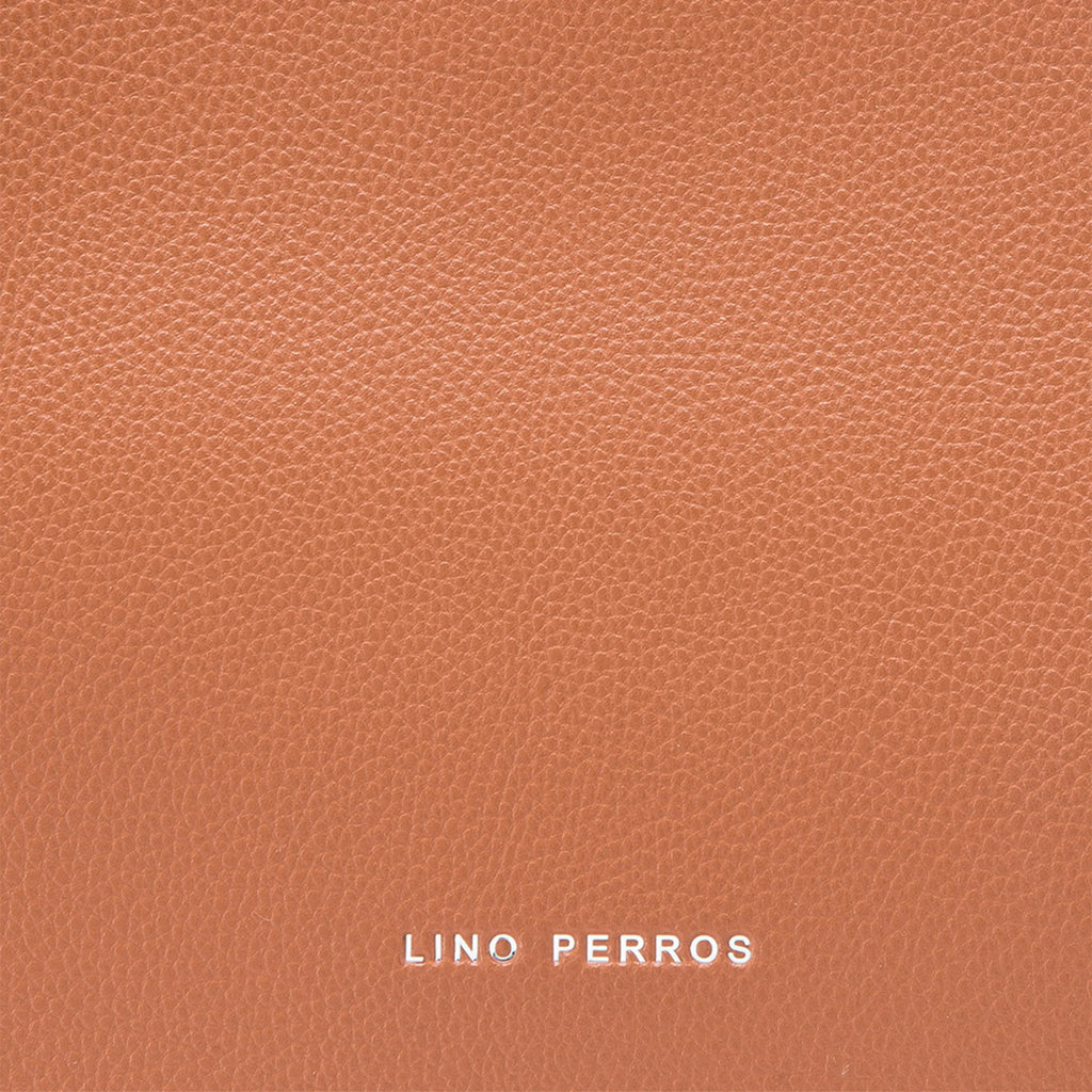 Avril Top Handle Tan Satchel Bag - Lino Perros