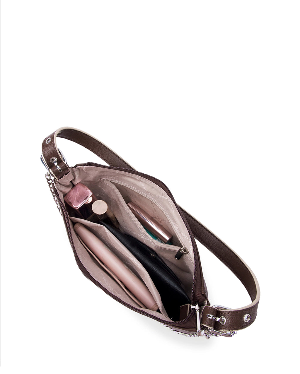Voyage Flawless Coffee Shoulder Bag